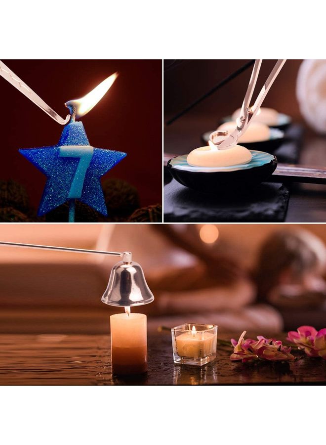 XiuWoo 3-in-1 Candle Wick Trimmer Accessory Set Rose Gold  - Image 4