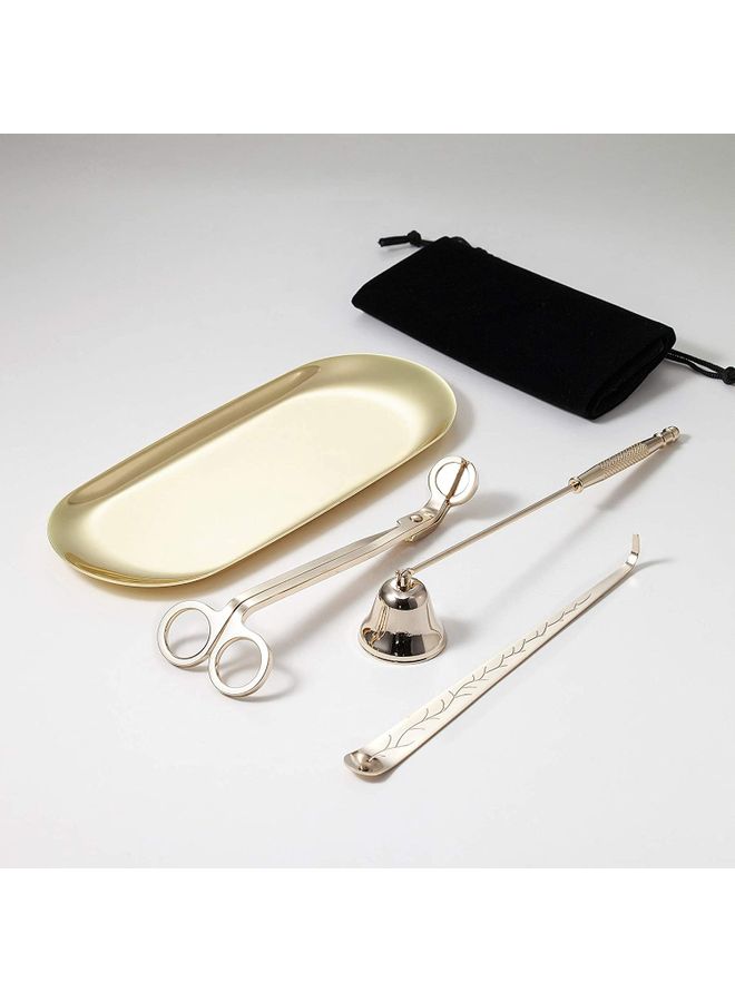 XiuWoo - 5 in 1 Candle Snuffer Accessory Set Multicolour - Image 1