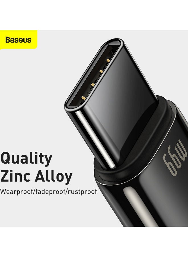 Baseus Quick Charge Type C USB Cable Black - Image 3