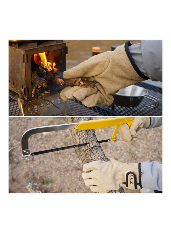 Generic Camping Gloves Cowhide Leather  - Image 2