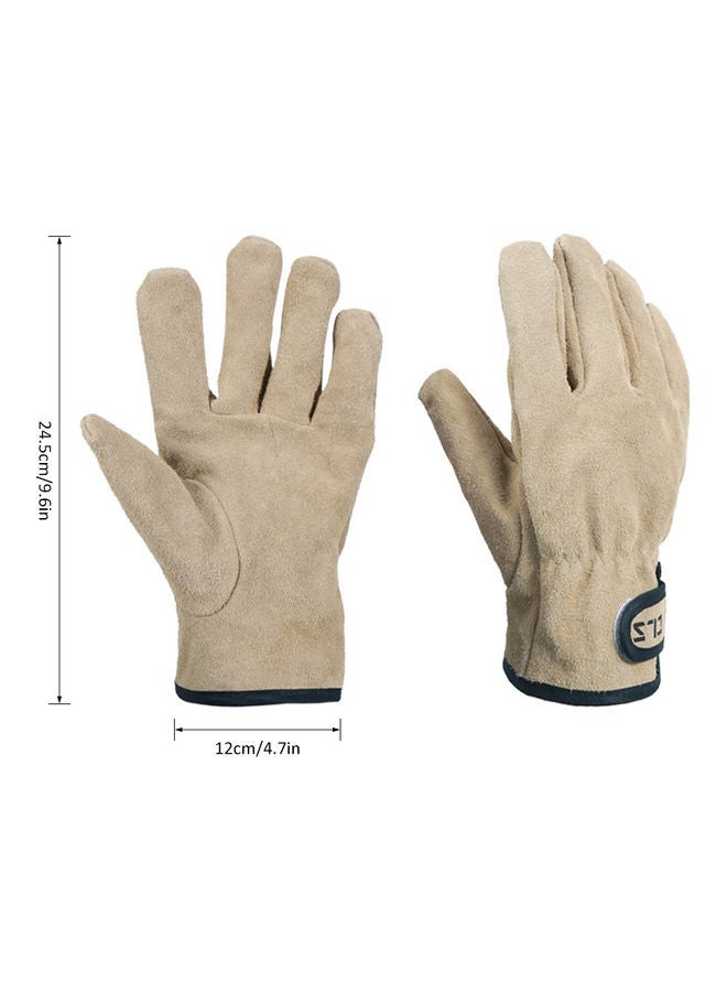 Generic Camping Gloves Cowhide Leather  - Image 5