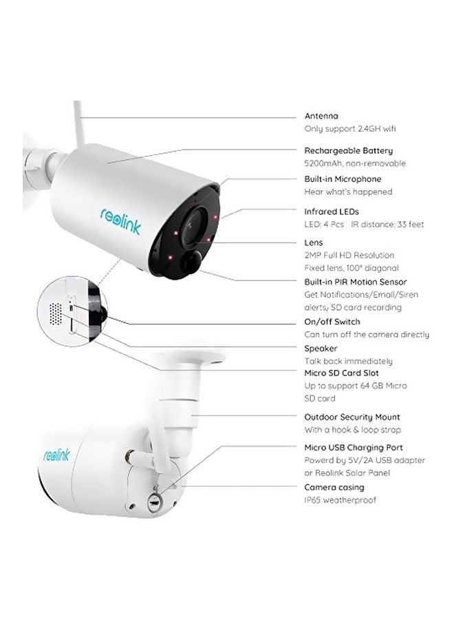 reolink Solar-Powered Security Camera With Panel - Image 2