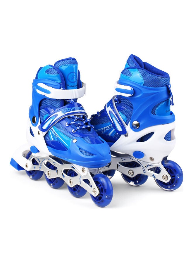 Adjustable Illuminating Inline Skates With Light Up Wheels 43.00x10.00x35.00cm - Image 1