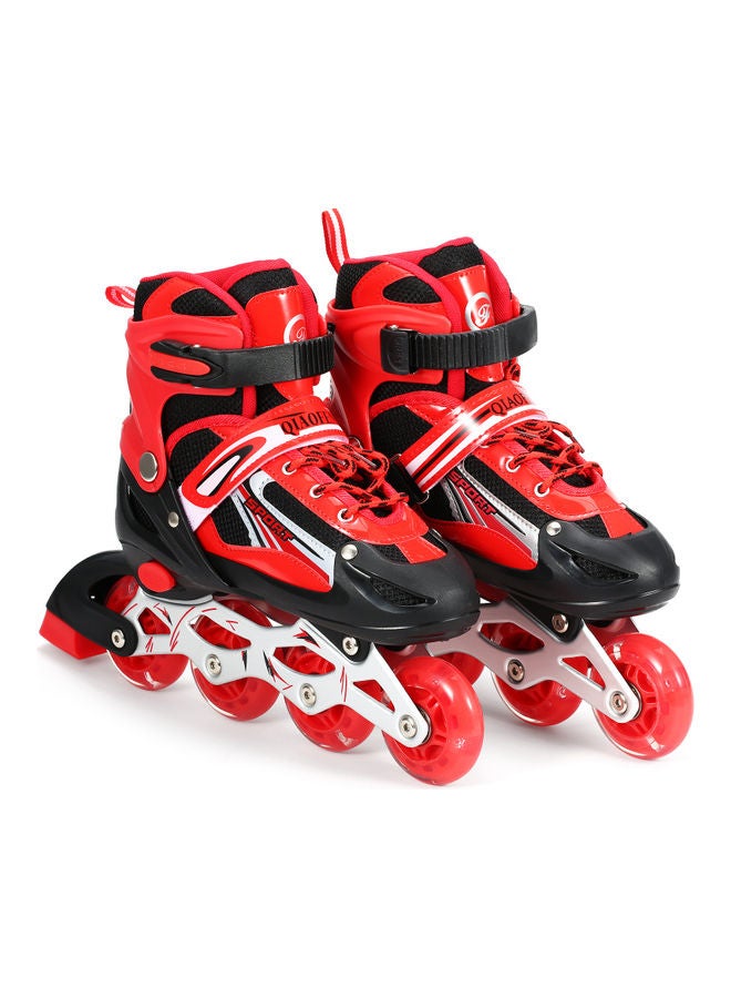 Generic - Adjustable Illuminating Inline Skates With Light Up Wheels 43.00x10.00x35.00cm - Image 1