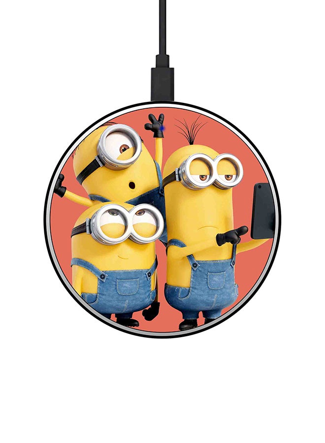 ثيودور شاحن لاسلكي سريع رفيع للغاية بقدرة 15 وات متعدد الألوان - Image 1