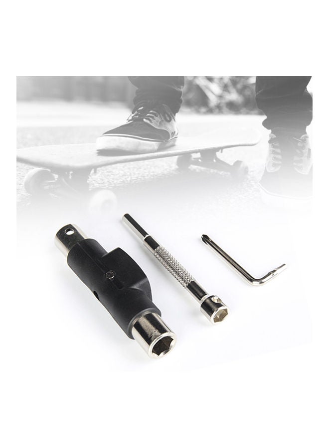 Generic - 5-In-1 Skate Tool Skateboard Hardware Portable T-Key 15.00x2.00x2.00cm - Image 1