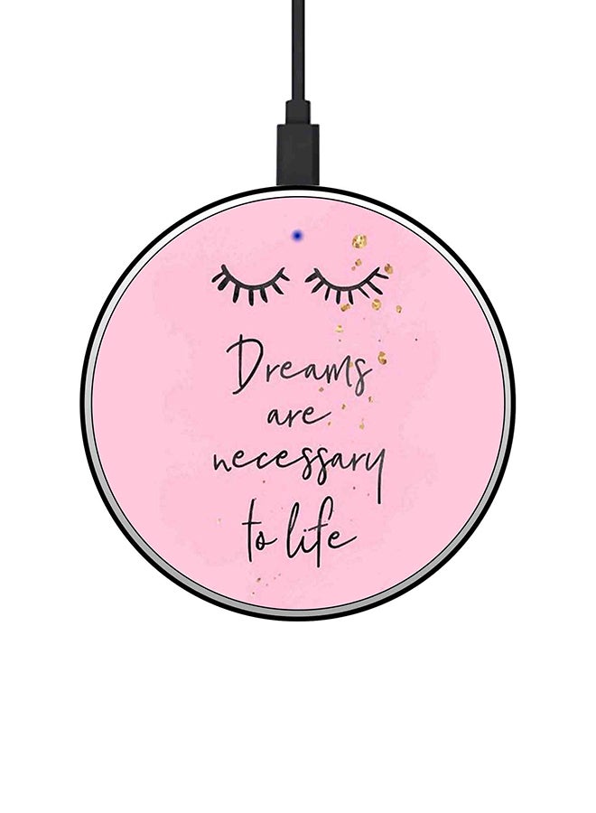 Theodor 15W Ultra Slim Fast Wireless Charger Pink - Image 1