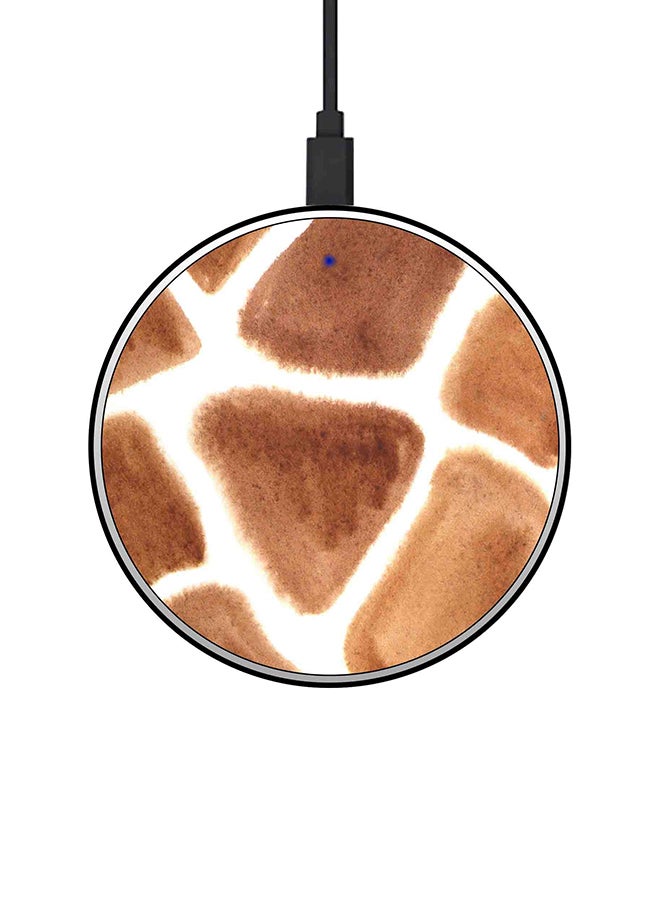 Theodor 15W Ultra Slim Fast Wireless Charger Brown/White - Image 1