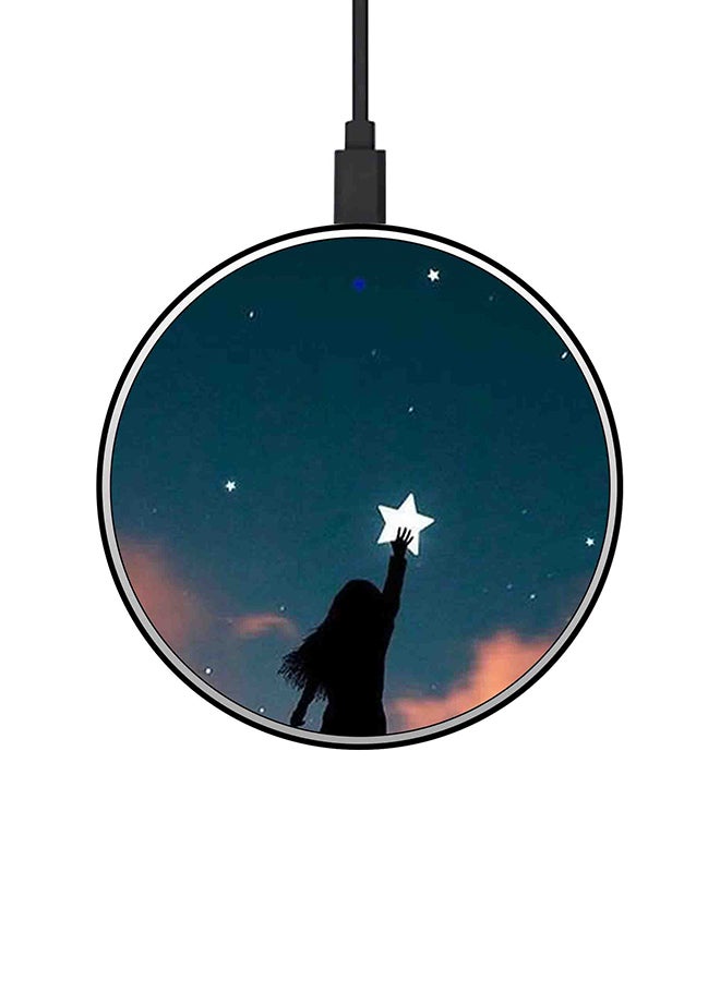 ثيودور شاحن لاسلكي سريع رفيع للغاية بقدرة 15 وات متعدد الألوان - Image 1