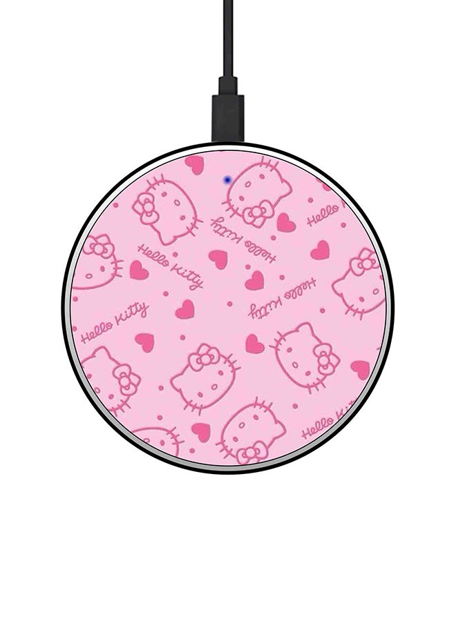 Theodor 15W Ultra Slim Fast Wireless Charger Pink - Image 1