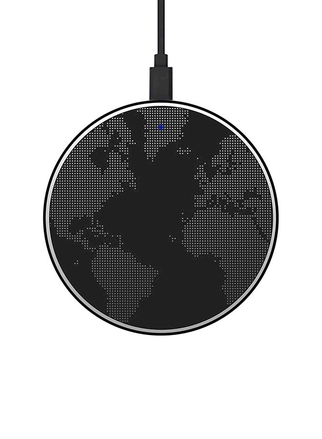 Theodor 15 W Ultra Slim Fast Wireless Charger Black/Grey - Image 1