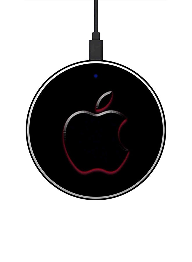 Theodor 15W Ultra Slim Fast Wireless Charger Black/Red 