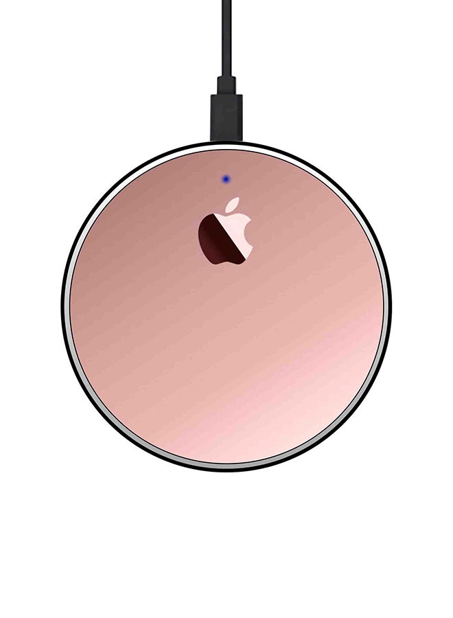 15W Ultra Slim Fast Wireless Charger Rose Gold