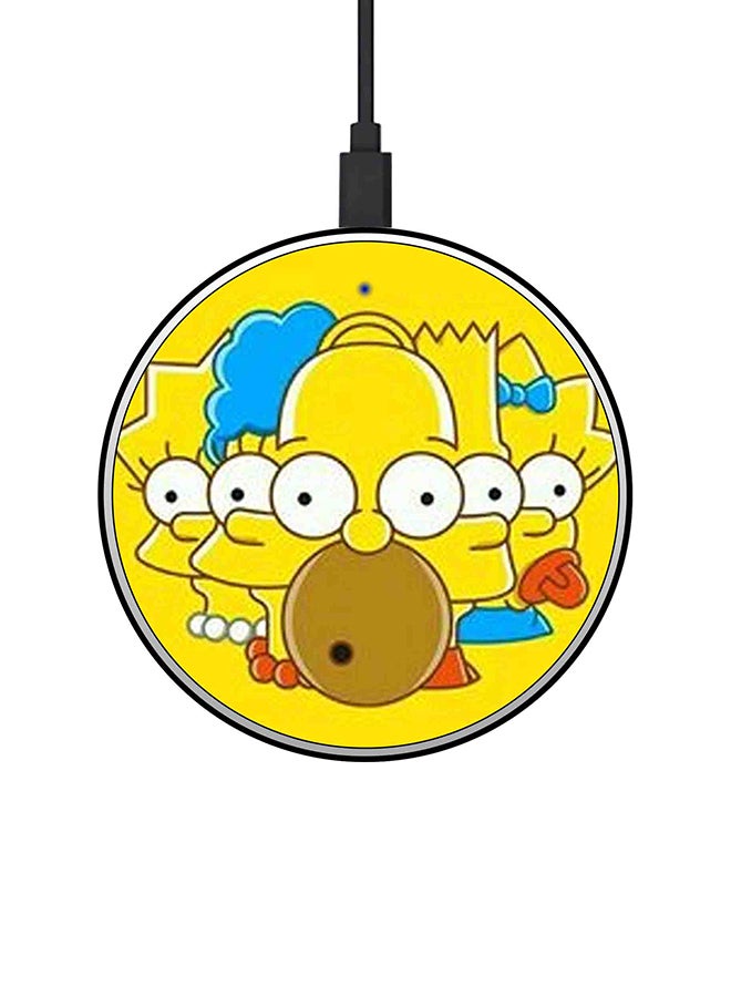 Theodor 15W Ultra Slim Fast Wireless Charger Yellow/Blue/Red