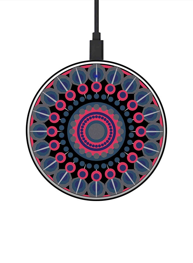 Theodor Printed Wireless Fast Charger Multicolour  - Image 1