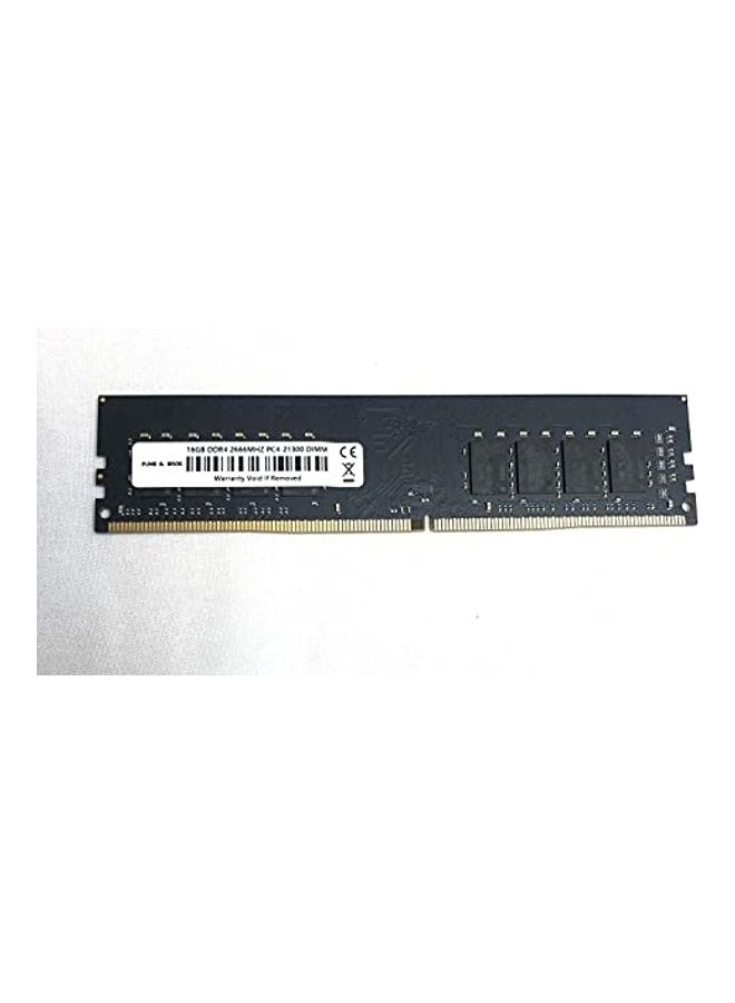 Generic PC Desktop Memory Ram 16Gb DDR4 2666MHZ Module Upgrade Unbuffered Gaming Black  - Image 1