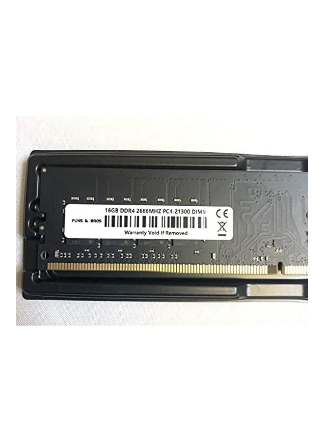 Generic PC Desktop Memory Ram 16Gb DDR4 2666MHZ Module Upgrade Unbuffered Gaming Black  - Image 3