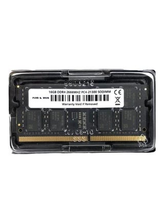 ذاكرة رام للكمبيوتر بذاكرة DDR4 سعة 16 جيجابايت بتردد 2666 ميجاهرتز غير مصقولة (16 جيجابايت) أسود - v1623308807/N48084054A_1