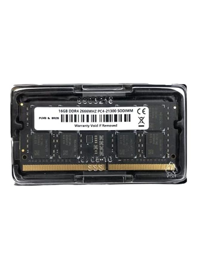 Generic Computer Memory Ram 16Gb DDR4 2666Mhz Module Upgrade Unbuffered (16Gb) Black  - Image 1