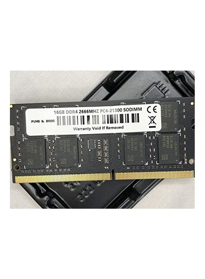 Generic Computer Memory Ram 16Gb DDR4 2666Mhz Module Upgrade Unbuffered (16Gb) Black  - Image 2