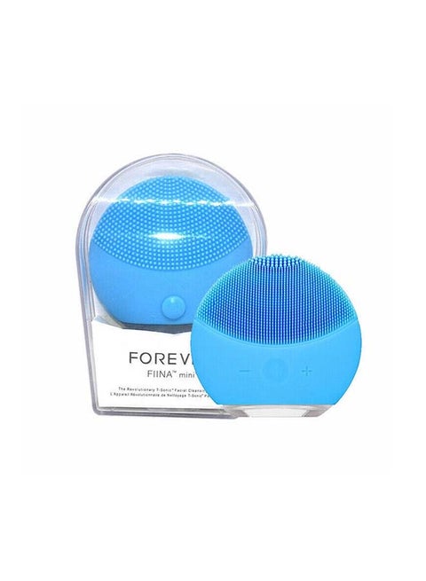Lina Mini Silicone Facial Cleansing Device Blue