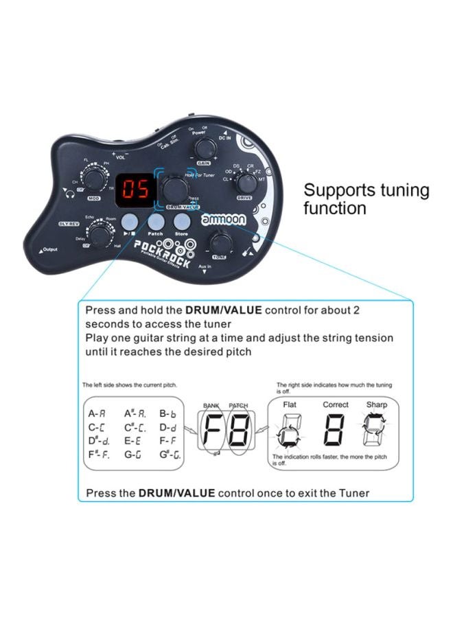 ammoon Pock Rock Portable Guitar Effects Pedal  - Image 4