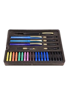 Mont Marte 32-Piece Signature Calligraphy Pen with Box Multicolour  - Image 1