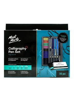 Mont Marte 32-Piece Signature Calligraphy Pen with Box Multicolour  - Image 5