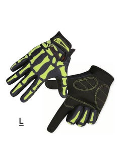 Skeleton Pattern Motorbike Gloves