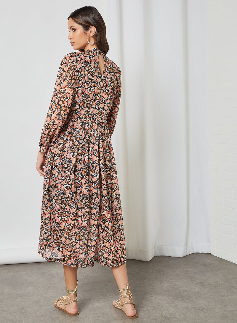 SIVVI for HANIYA Floral Midi Dress Multicolour - Image 2