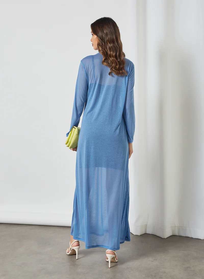 SIVVI for HANIYA Collared Maxi Dress Blue