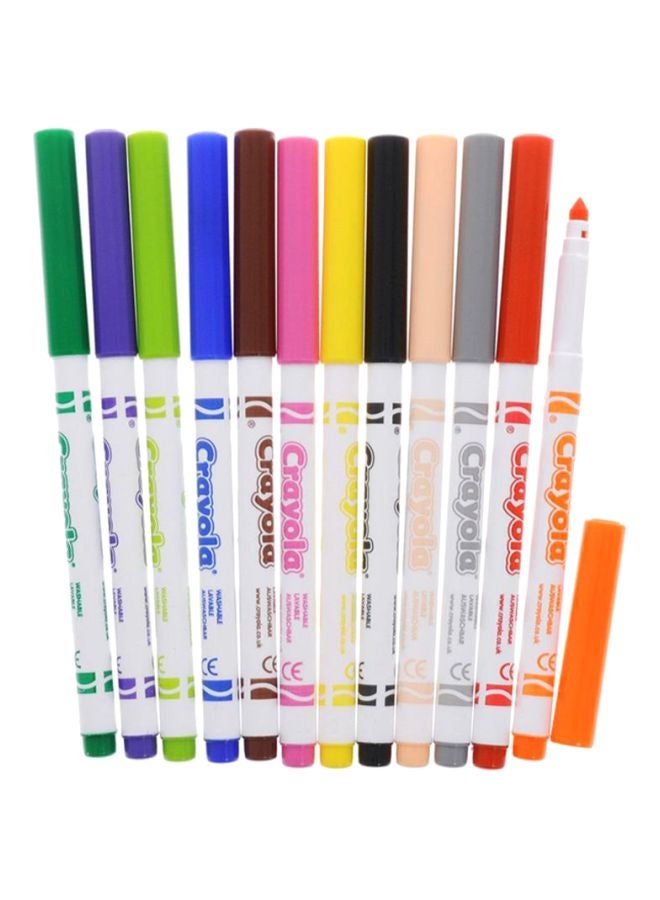 Crayola 12 Super Tips Bright - Image 1