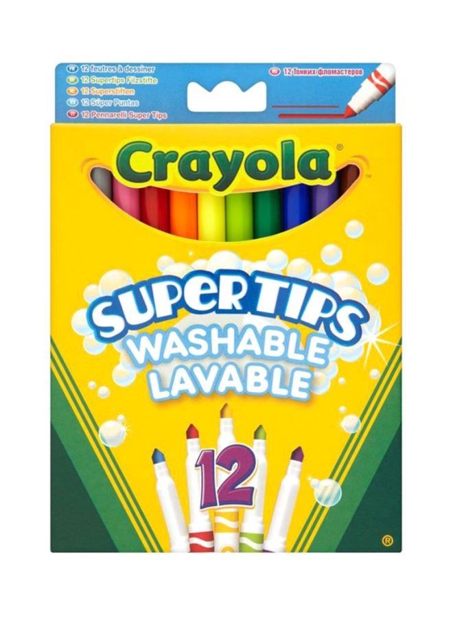 Crayola 12 Super Tips Bright - Image 2