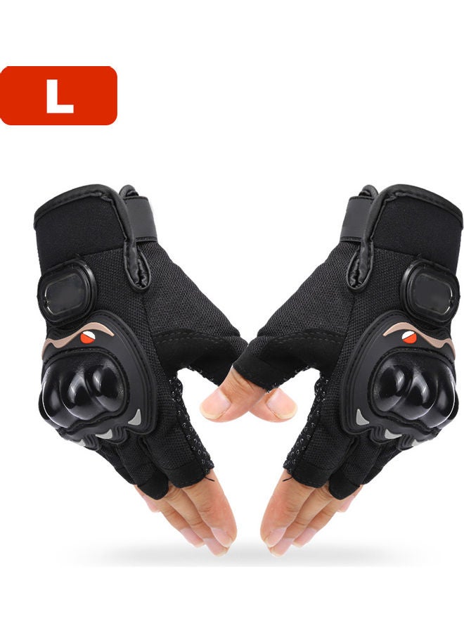 Half Finger Motorbike Gloves