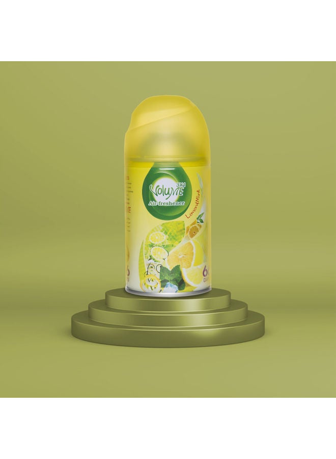 فوليوم معطر جو برائحة الليمون والنعناع شفاف 250ملليلتر - Image 2