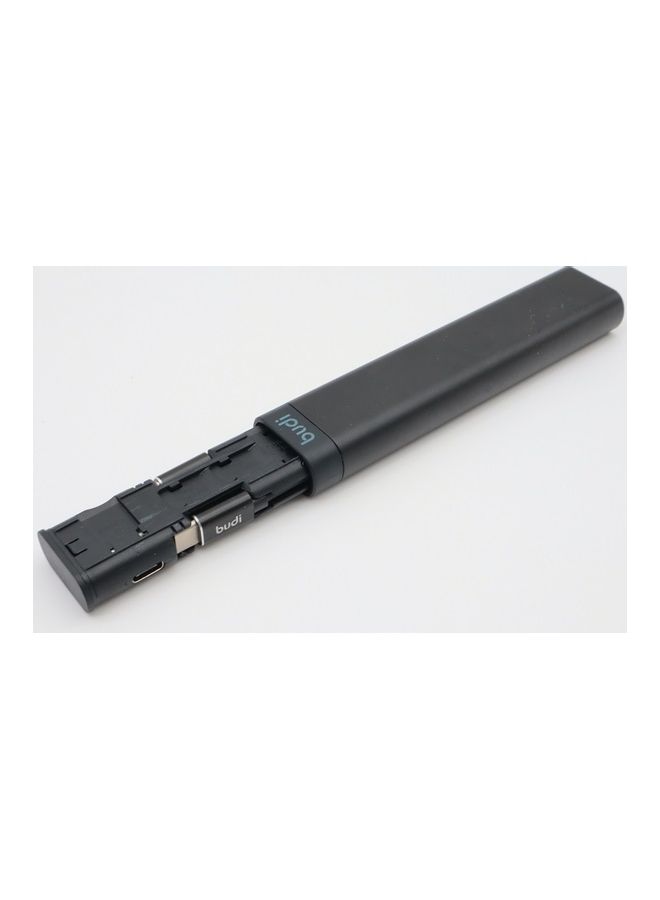 budi - 9-In-1 Multi-Functional Cable Stick Black - Image 1