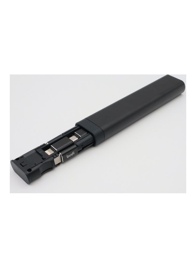 budi - 9-In-1 Multi-Functional Cable Stick Black - Image 1