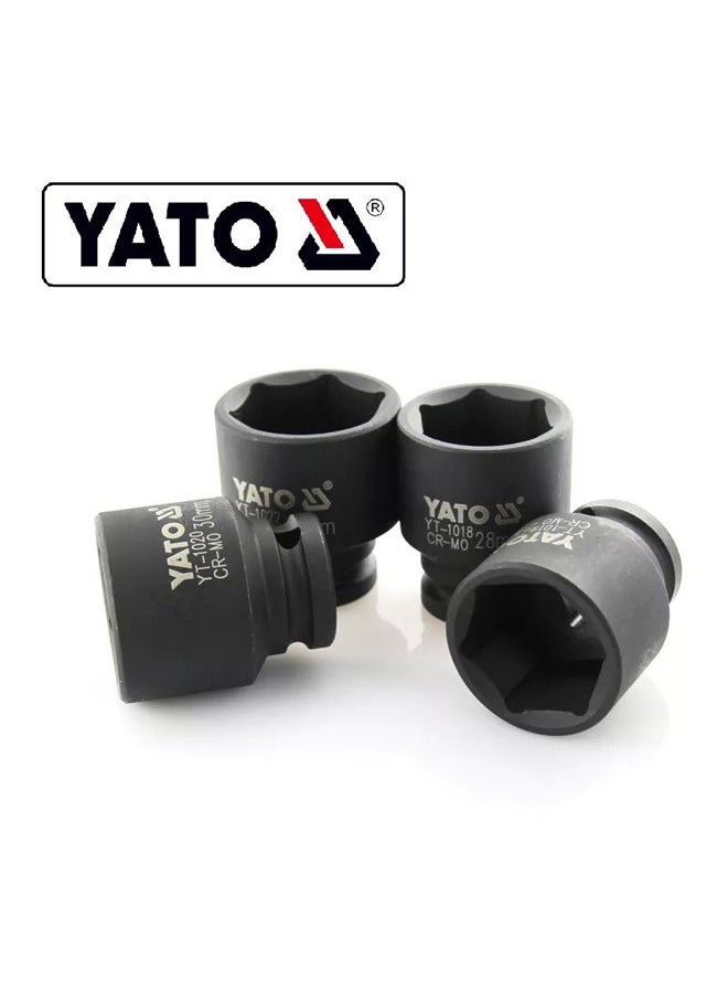Yato Impact Socket 28mm 1/2-InchDr YT-1018 PL Black - Image 3