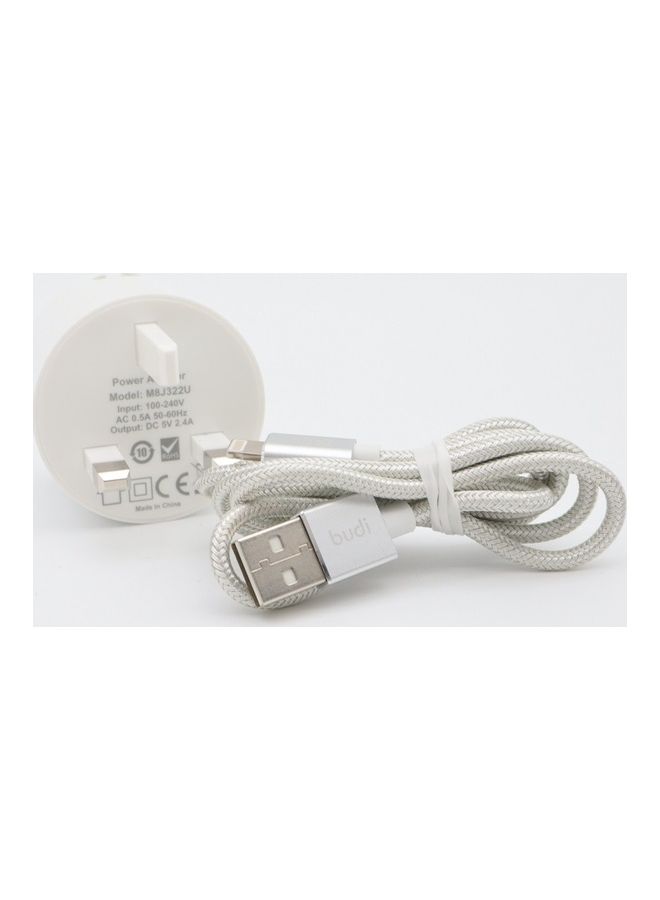 budi Home Charger With Cable White - Image 2