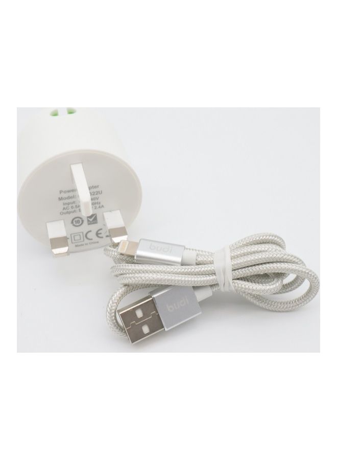 budi Home Charger With Cable White - Image 3