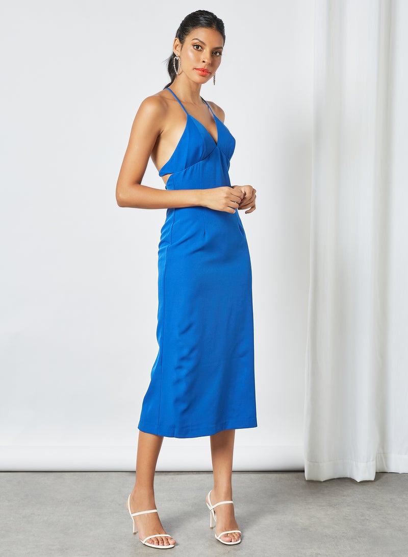 Bardot - Strappy Midi Dress Blue - Image 1