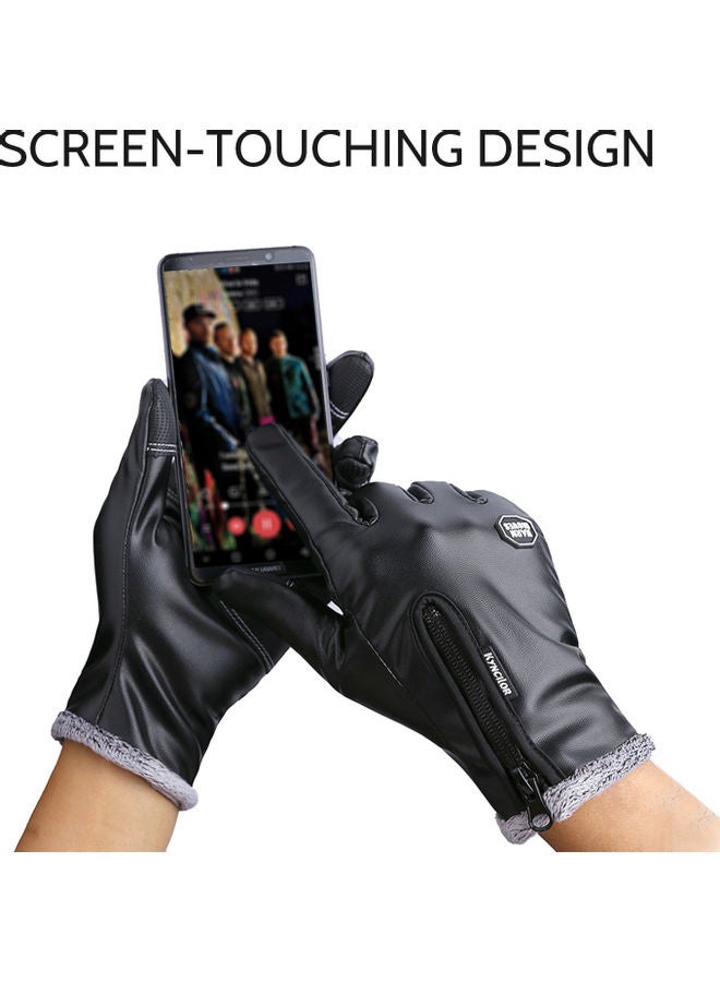 kyncilor Cycling Warm Leather Gloves Set XL  - Image 5