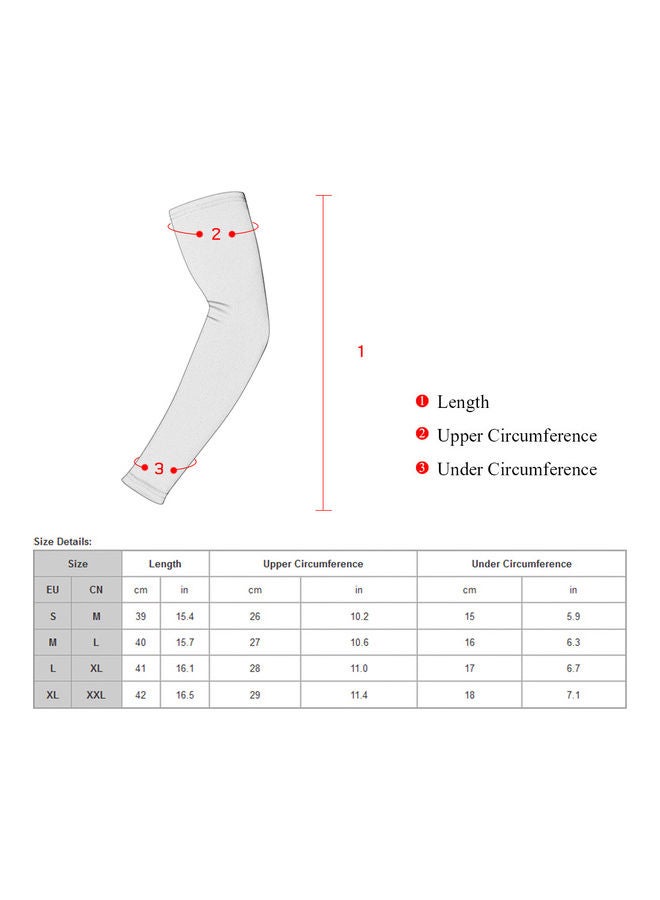 Solid Protective Arm Sleeves XL - Image 5