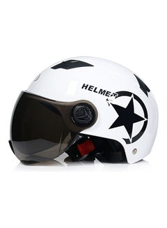 Protective Motorcycle Bike Helmet Half Face With Glass