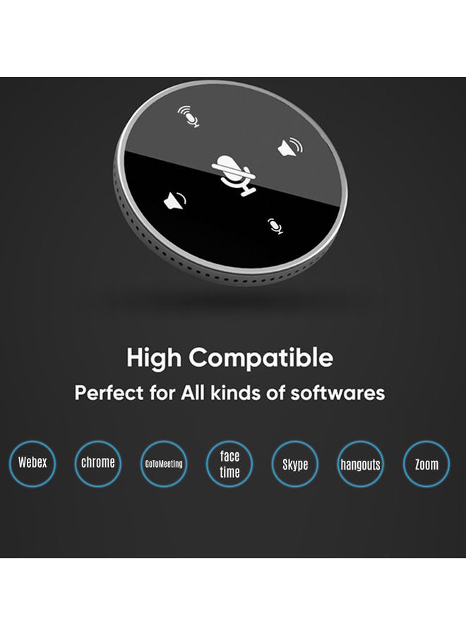 Conference Microphone Black - Image 5