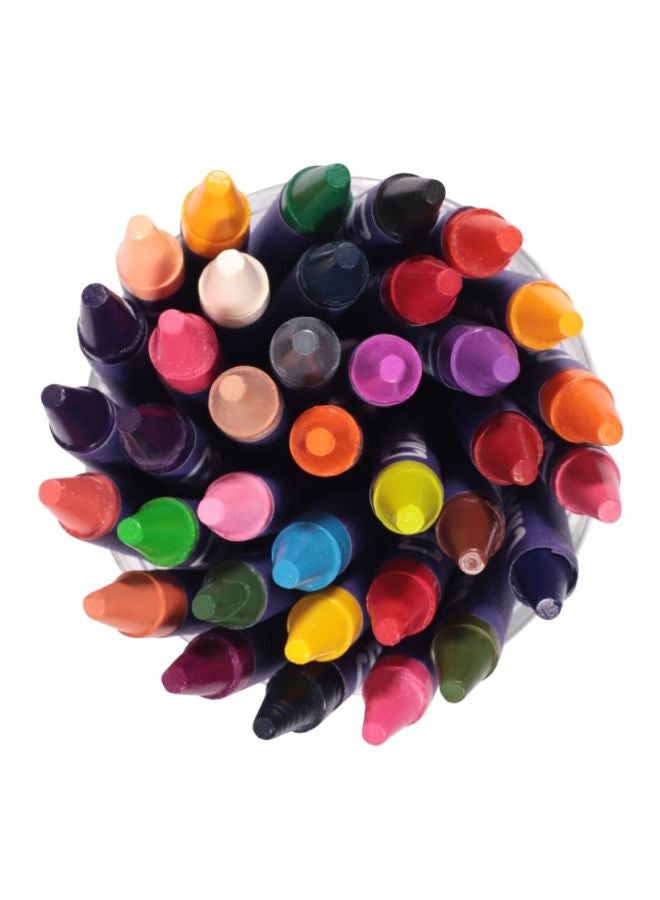 مونت مارتي مجموعة من 30 قلم تلوين شمعي متعدد الألوان - Image 3