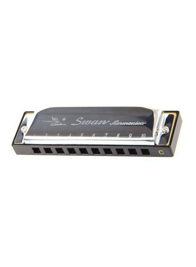 Swan 10 Hole Harmonica Key Of C Blues - Image 1