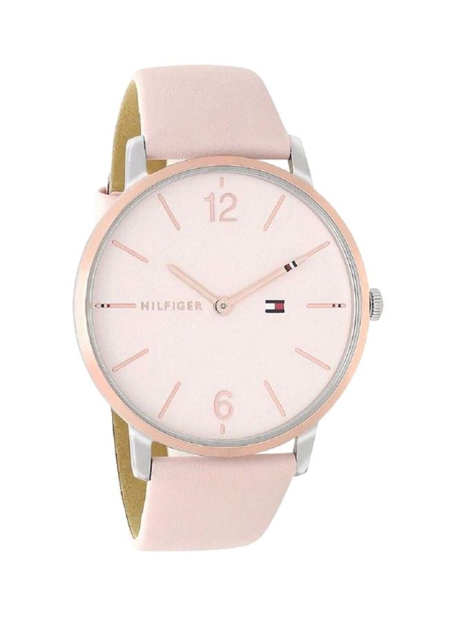 TOMMY HILFIGER Women's Leather Analog Wrist Watch 1781973 - Image 1