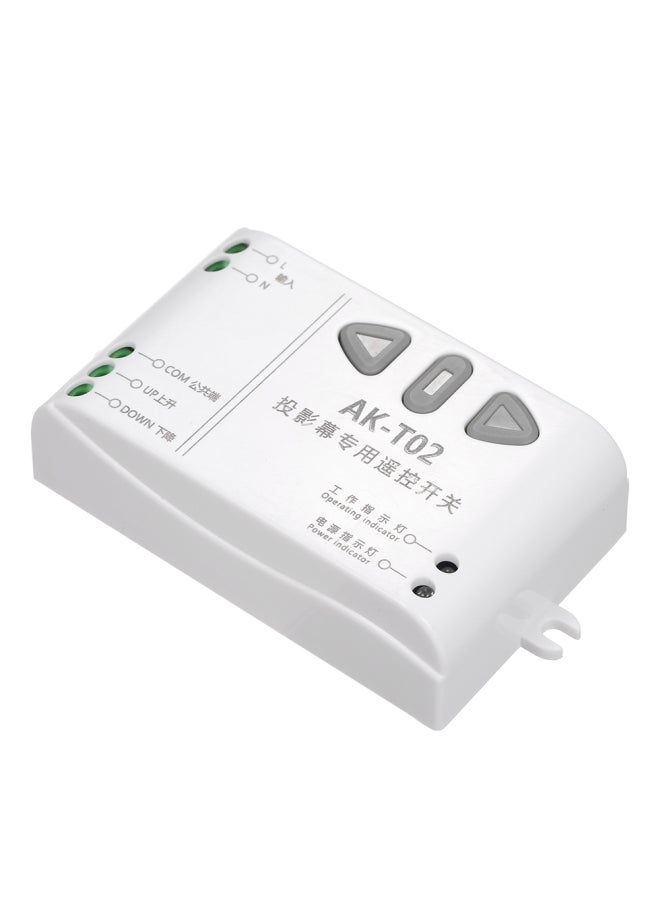 Generic - Wireless Remote Control Switch For Projection Screen Up Down White - Image 1
