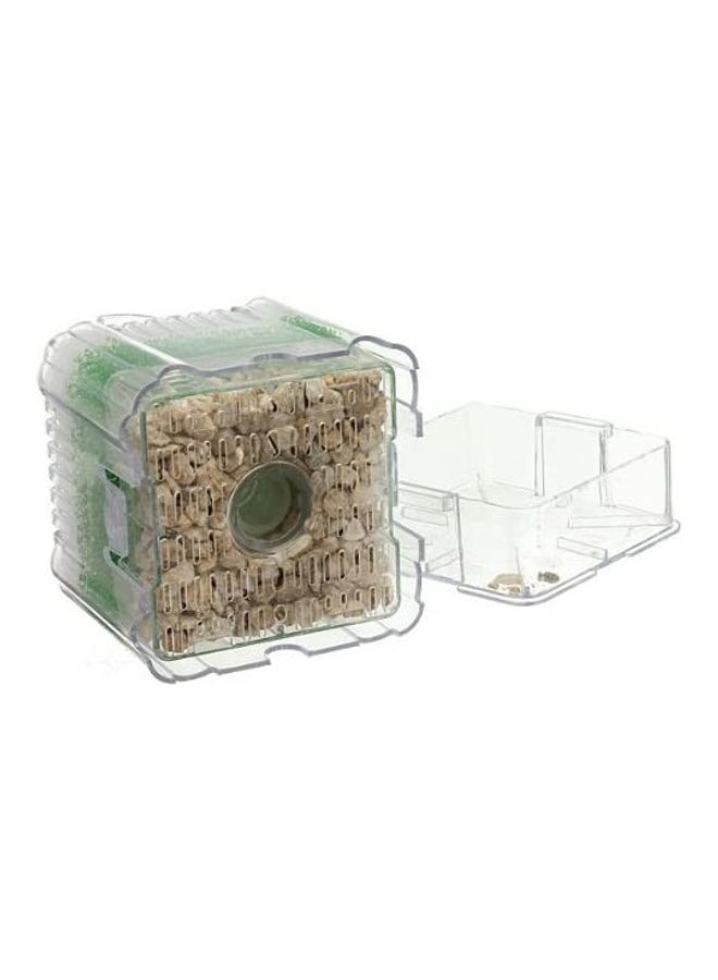 XinYou Square Internal Corner Aquarium Filter Clear/Green/Beige 10cm  - Image 5